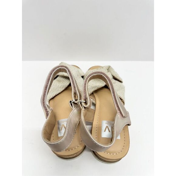 DV by Dolce Vita Sandals Girls Size 3 Tan Open Toe Shoes - Picture 5 of 7